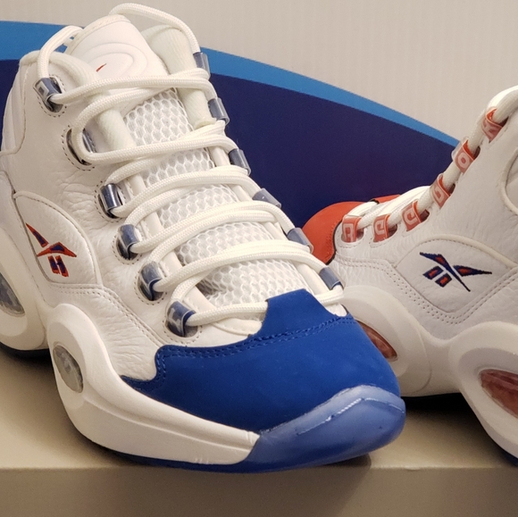 Reebok | Shoes | Reebok Question Mid Double Cross Kids 65y | Poshmark